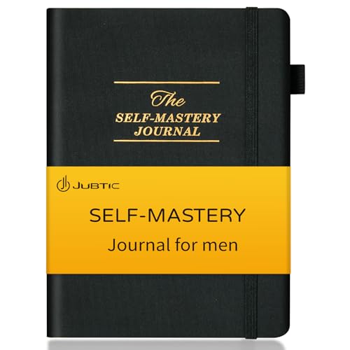 Self-Mastery Journal for Men - Gratitude Journal for Daily Reflection, Positivity and Self - Care and Reflection - Guided Manifestation Journals - Goal Journal for Women & Men(Black) - color: Black
