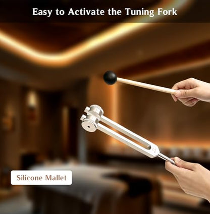 Tuning Fork Set (128Hz, 256Hz, 512Hz), Body Tuning Forks Chakra Set, for Medical Sound Healing Therapy, Meditation, DNA Repair, Reiki Energy, Guitar Tune Fork — Best Gift for Sound Healer - size: Health 3 set