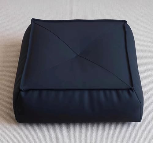 Meditation Cushion - Comfortable Floor Pillow - Meditation Pillow - Large Floor Cushion Seating for Adults - Premium Yoga(Size:45×45×15cm,Color:Black) - color: Black, size: 45×45×15cm