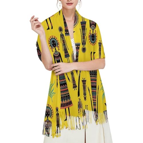 Ladies Warm Autumn Scarf Pashmina Wraps Shawl Winter Cozy - color: Picture (379)