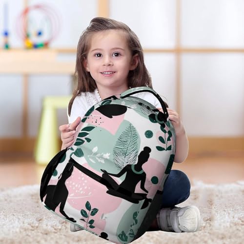 Meditation Yoga Nature Travel Backpack Casual Daypacks Lightweight Shoulder Bag with Pockets