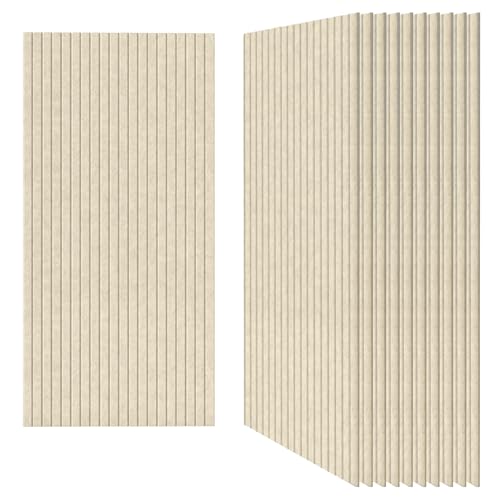Acoustic Panels,10 Pack Sound Panels Noise Reducing for Walls,47.2"x23.6"x0.35" Soundproof Wall Panels,High-Density Acoustic Wall Panels,Decorative Wall Sound Absorbing Panel,Camel - color: Camel, size: 10 Pack