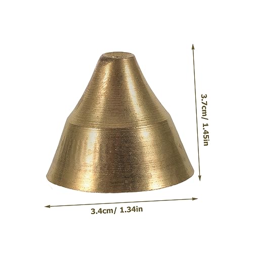 2pcs Copper Meditation Bells Ethnic Style Tingsha Bells for Relaxation and Ceremonies Percussion Instruments Rich Sound