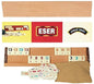 Hakan Turkish Okey Game Rummy Cube Game Rummy Cube Set with 4 Straight Wooden Racks Tile Holder and 106 Melamine Tiles Stones in Pouch