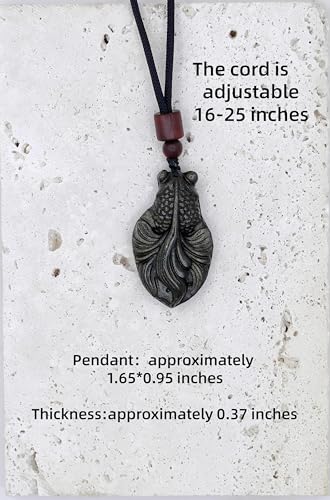 Crystal Pendant Necklaces Healing love Women's Men's choker Obsidian Tiger eye White Crystal Black Gold waterproof dainty Charm stackable statement Cute Stone necklace Unisex - style: Crystal pendant Goldfish