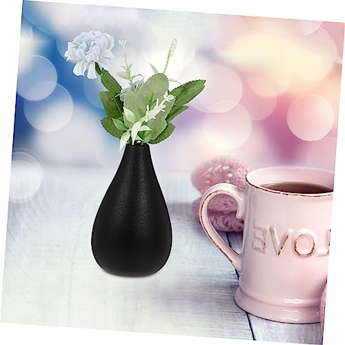 Garneck 2pcs Meditation Zen Ceramics Vase Minimalist Flower Vase for Home Decor Elegant Desktop Accent Water for Zen Rooms Tearooms