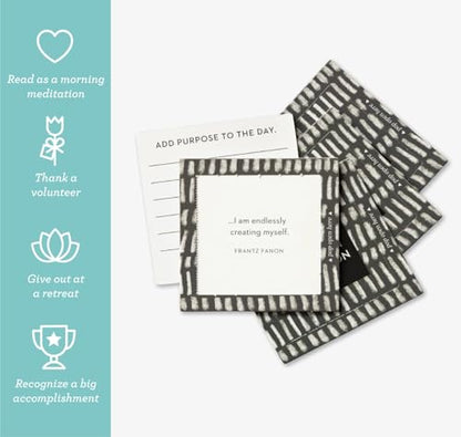 Compendium ThoughtFulls Pop-Open Cards — Live with Intention — 30 Pop-Open Cards, Each with a Different Inspiring Message Inside - color: Live with Intention, size: 2.25x2.25 inches