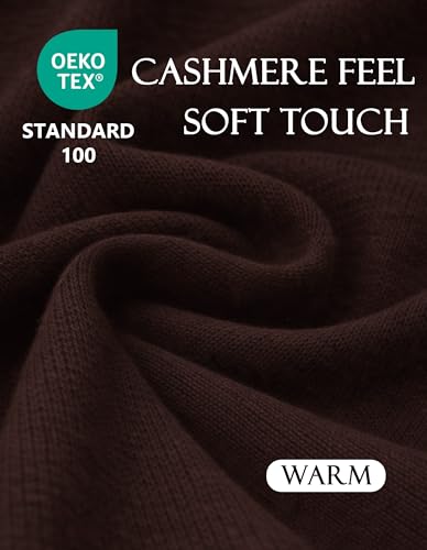 PULI Women's Elegant Shawl Wraps Soft Open Front Poncho Sweater for Spring Fall Winter - color: Front Tab-caramel