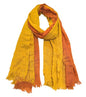 Women's Cotton Scarves Lady Light Soft Fashion Solid Scarf Wrap Shawl - color: 10 # Orange Turmeric
