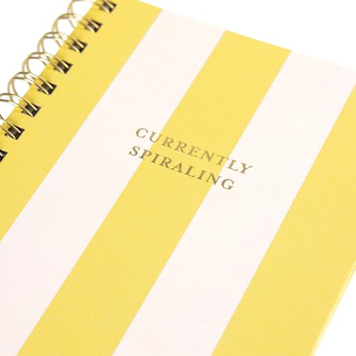 Graphique Currently Spiraling Modern Spiral-Bound Journal | Hardcover Notebook for Daily Writing | High Quality Paper Stationery for Office or Home | 6 x 8 Inches with 160 Lined Pages - color: Spiraling