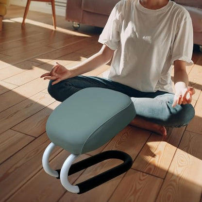 Menolana Kneeling Meditation Stool,Prayer Stool, Versatile with Anti Slip Lid, Comfortable Kneeling Bench Seat for Home Adults Prayer, Blue - color: Blue