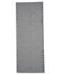 Indian Handmade 100% Organic Cotton Yoga Mat, Hand Woven Rug, Yoga Mat For Everyday Fitness at Home Comfortable Foldable Long Mat - color: Light Gray