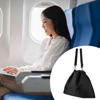 Memory Foam Cushion Storage Bag - 21.2x20.9 Inch Nylon Organizer with Shoulder Strap for Stadium, Picnic, Travel