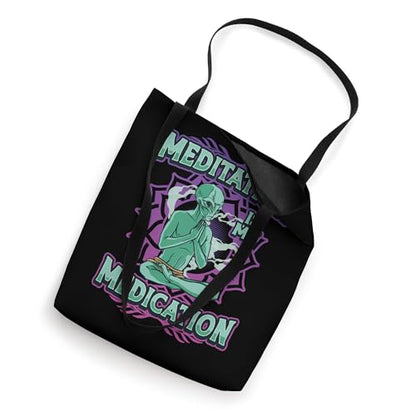 Meditation Is My Medication Kundalini Yoga Tote Bag