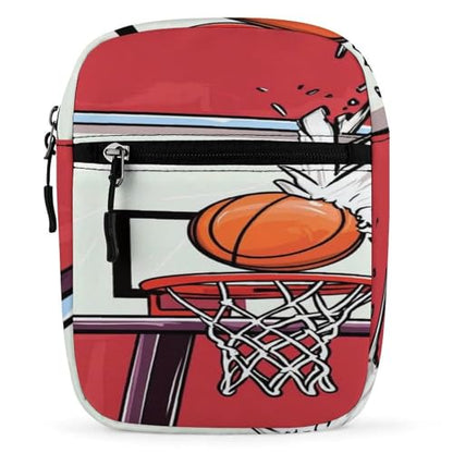 Stylish Messenger Bags Easy to Clean, Sling Backpack with Zipper, Crossbody Bag for Gym - color: Picture(341)