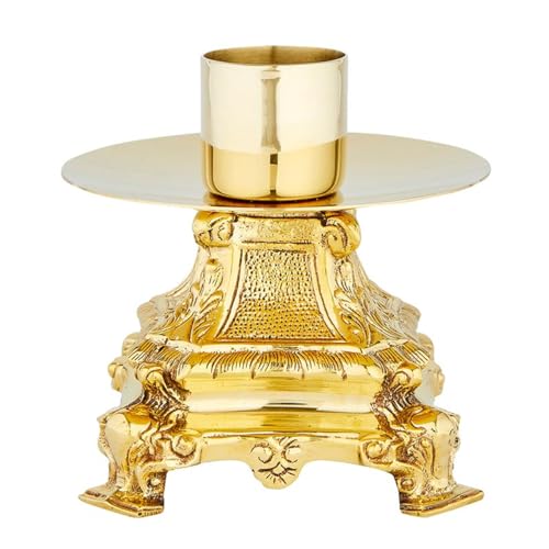 Trinity Church Supply Ravello Altar Set Candles Holder Stand Decoration for Dinning Table Mantel Decoration or Home Altar or Church Service, 5.5 Inch Height