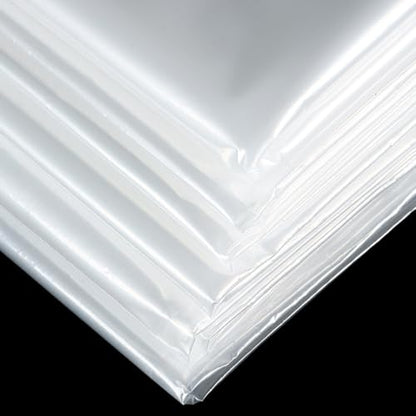 Extra Large Plastic Storage Bags 79 x 99 inches Huge Clear Giant Storage Bags Perfect for Moistureproof, Dustproof, Business Packing, Industry or Agriculture Use and More (5 Pack) - size: 79 x 99"