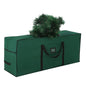 Large Christmas Tree Storage Bag 7.5 ft, 600D Oxford Fabric Heavy Duty Christmas Tree Container, Waterproof Xmas Artificial Tree Storage Box with Reinforced Handles and Dual Zippers, Green