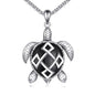 Animal Necklace 925 Sterling Silver Pendant Jewelry Gift for Women Animal Lover - style: Turtle