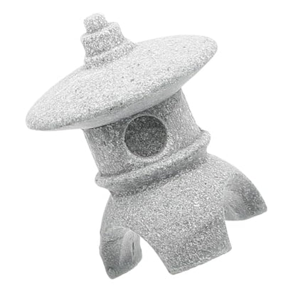 Miniature Japanese Pagoda Lantern Stone Statue for Zen Gardens Bonsai and Aquarium Decor Asian Landscape Ornament for Peaceful Home Settings