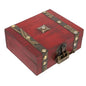 Practical Wooden Storage Box Retro Style Sundries Organizer Elegant Jewelry Box Lock