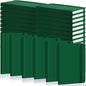 40 Pieces Small Notebooks A6 Pocket Journals 3.5 x 5.5 Inch Small Leather Notebook Mini Ruled Lined Journal with Elastic Band Pen Holder Page Marker Ribbons (Green) - color: Green