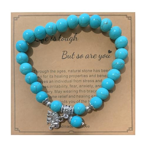 Beaded Bracelets, Natural Stone Bead Bracelet - color: LCS Multicolour 21564