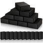 10 Pcs Foam Eva Yoga Blocks Non Slip Lightweight Bricks Yoga Bulk Supportive Blocks Prop Accessories for Pilates Stretching and Meditation Women Men Yogi Beginners, Black