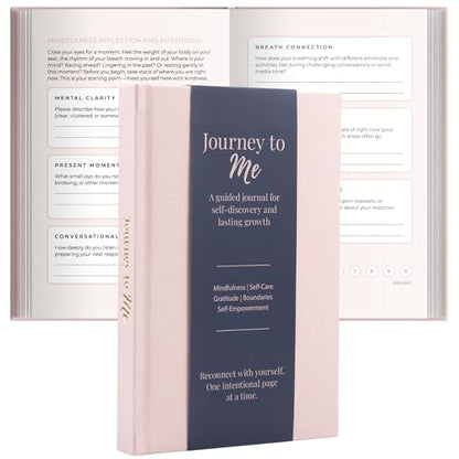 Daily Journal with Prompts for Women | Guided Journal for Self Love, Self Care & Wellness | 150+ Mindfulness Reflection Exercises for Clarity & Personal Growth | 5 Month Undated A5 Hardcover (Pink) - color: Pink
