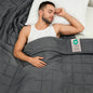 Weighted Blanket for Adults 20lbs, 48"x72", Twin Full Size Cooling Heavy Throw Blanket for 180-220lbs, Microfiber Soft Thick Big Blankets Weighted Comforter Breathable Gifts for Sleeping, Grey