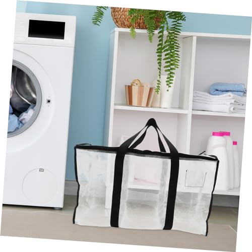 Happyyami Extra Large Storage Bag for Relocation Heavy Duty Waterproof Portable Storage Solution for Bedding and Sundries for Travel and Organizing