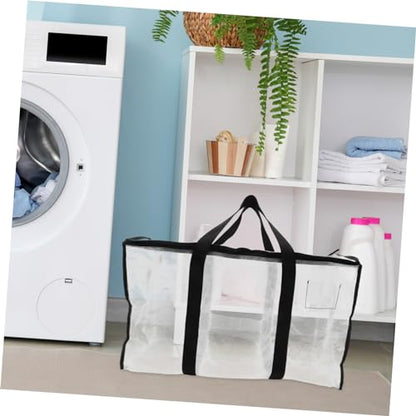 Happyyami Extra Large Storage Bag for Relocation Heavy Duty Waterproof Portable Storage Solution for Bedding and Sundries for Travel and Organizing