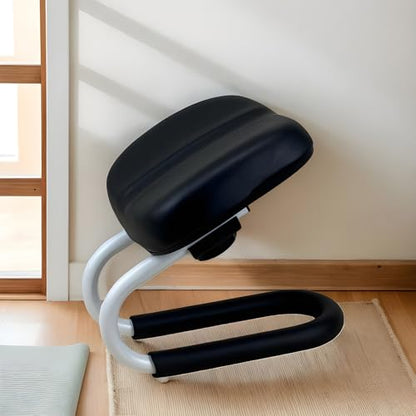 Meditation Stool Prayer Bench Chair for Home Yoga Studio Adjustable Height Kneelers for Praying with Sponge Cushion and Non-Slip Leg Sleeve Reduce Stress During Long Meditation Or Sitting