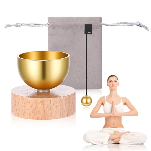 MIni Singing Bowl Set, Meditation Sound Bowl with Bag for Yoga, Meditation Relaxation, Mindfulness,Chakra Energy Healing, Self-Regulation, Stress Relief, Spiritual Gifts