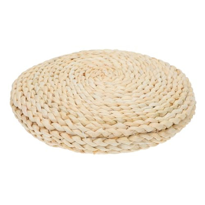 ERINGOGO Meditation Mat Thickened Home Meditating Cushion Seating Ground Pad Handwoven Seat Floor Straw Woven Pad