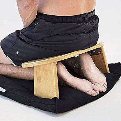 KRASS Folding Meditation Bench with Angled Legs, Perfect Stool for Kneeling Ergonomic, Suitable for Yoga, Meditation, Collector88