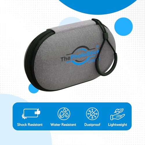 ThePhotoStick® Omni Case - Protective USB Flash Drive Case, Water Resistant Electronics Storage, USB Organizer, Portable Electronics Accessories Case, Shockproof Hard Carrying Travel Case