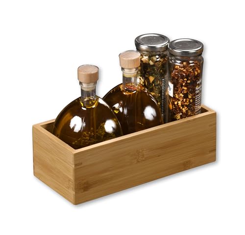 Kesper Storage Box, Bamboo, Brown, 24 x 11 x 8 cm