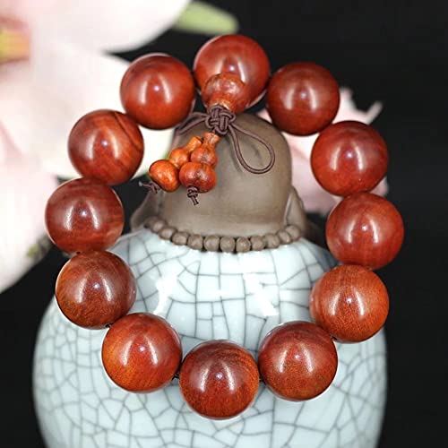 12 Prayer Beads Bracelet Wooden Sandalwood Beads Meditation Yoga Mala Buddhist Beads Tibetan Buddhism Prayer Bracelets