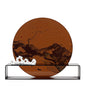 HASMI Office Desk Decor New Chinese Ink Zen Round Decoration Home Living Room Desktop Decoration Office Desktop Decoration Decoration Desk Decorations