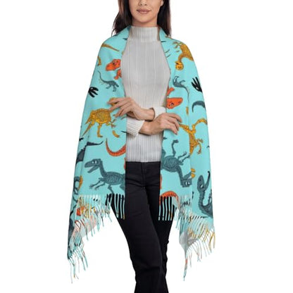 Supdreamc Cashmere Feel Scarf Soft Women Warm Cozy Scarves Multiple Colors - color: Picture (148)