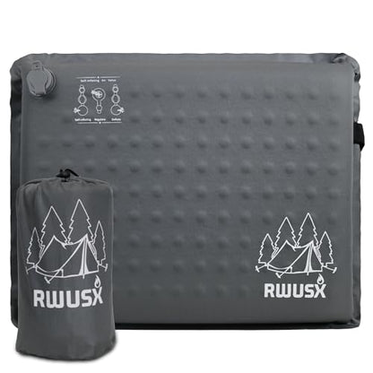 Inflatable Stadium Seat Cushion, Portable Self Inflating Outdoor Seat Cushion for Stadium, Airplane, Travel, Camping, Car & Office