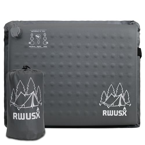 Inflatable Stadium Seat Cushion, Portable Self Inflating Outdoor Seat Cushion for Stadium, Airplane, Travel, Camping, Car & Office