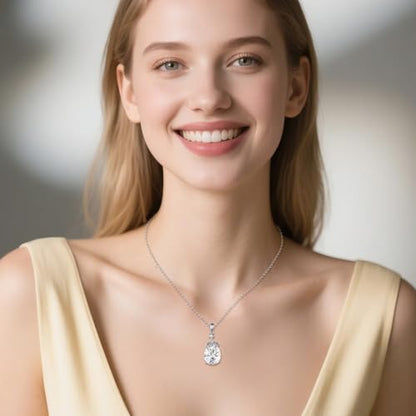 Animal Necklace 925 Sterling Silver Pendant Jewelry Gift for Women Animal Lover - style: Snake