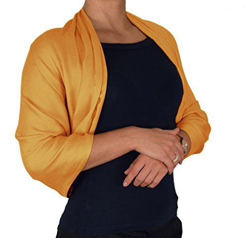 Peach Couture Women’s Pashmina Shawl Wrap – Warm Long Large Scarf for Evening Dress, Bridesmaid, Wedding & Bridal Wear - color: Gold