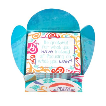 Really Good Stuff Little Enlightenments – Positive Self-Talk – Set of 40 – Boxed Card Set – Gift of Positivity and Inspiration – Social-Emotional Learning – Mental Health - style: Positive Self-Talk Cards