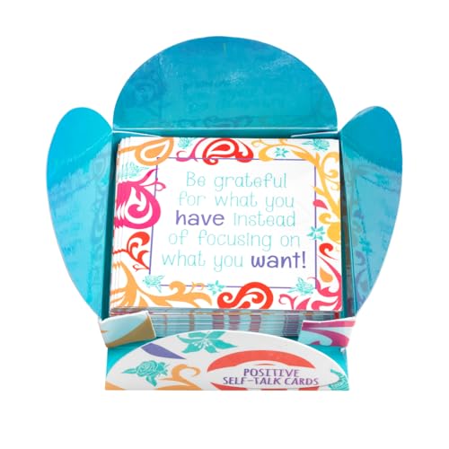 Really Good Stuff Little Enlightenments – Positive Self-Talk – Set of 40 – Boxed Card Set – Gift of Positivity and Inspiration – Social-Emotional Learning – Mental Health - style: Positive Self-Talk Cards