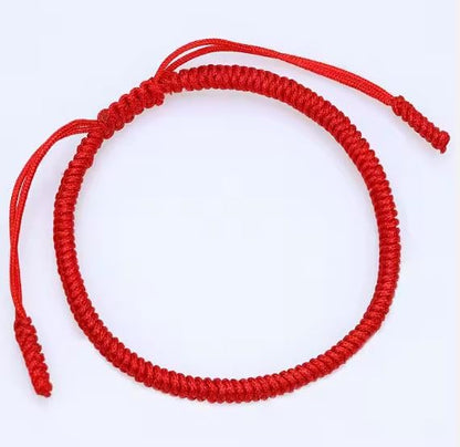 Mauli Kabbalah Red String Bracelet – Handmade Good Luck & Protection Bracelet with Adjustable Buddhist Knot for Men & Women – Spiritual Accessory