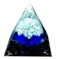 Tree of Life Orgone Pyramid,Natural White Pine Stone&Obsidian Orgonite Healing Crystals Pyramid,Crystal Stone Positive Reiki Energy Generator Collection Wealth Lucky Meditation Tool(6cm) - color: White