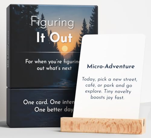 Intention Cards, 80 Daily Prompts for Clarity & Focus (Figuring it Out Edition, 16-30 yrs)